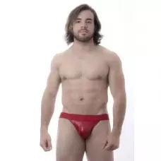 Cueca Jockstrap em Cirre Vermelha Cueca Jockstrap em Cirre Vermelha